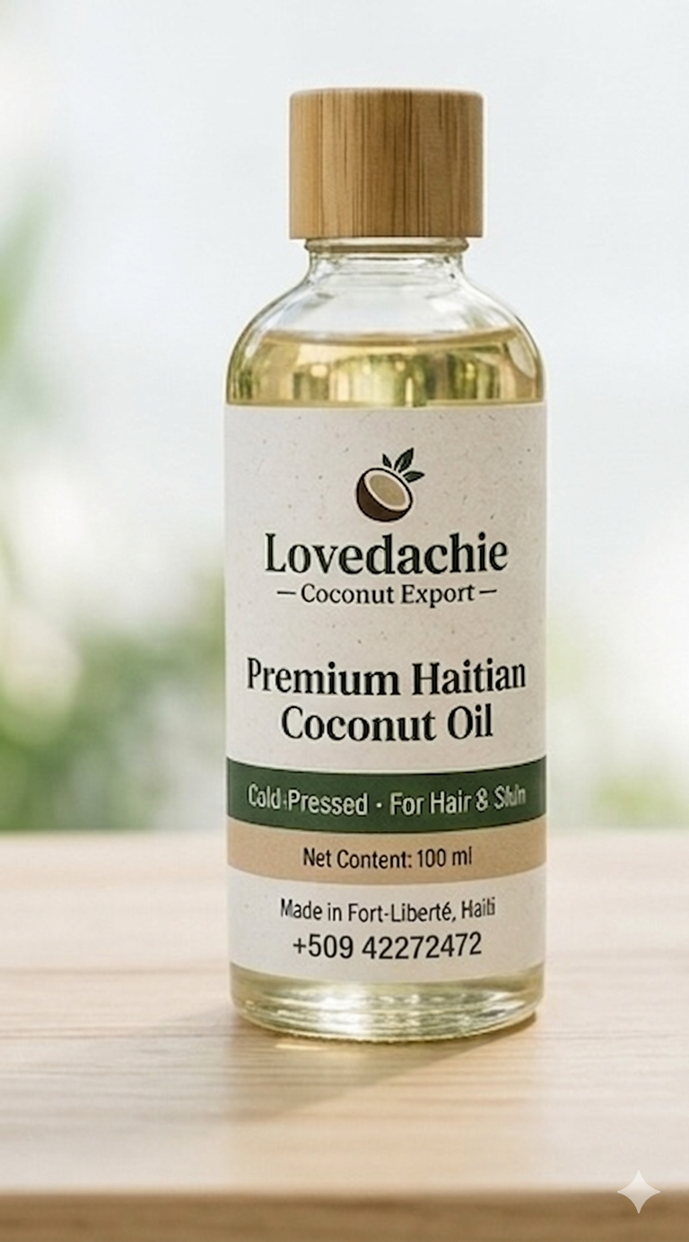 Lovedachie — Coconut Export - Premium Haitian Coconut Oil