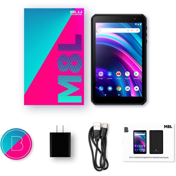 Tablette blu 8pous (pa fè apèl)